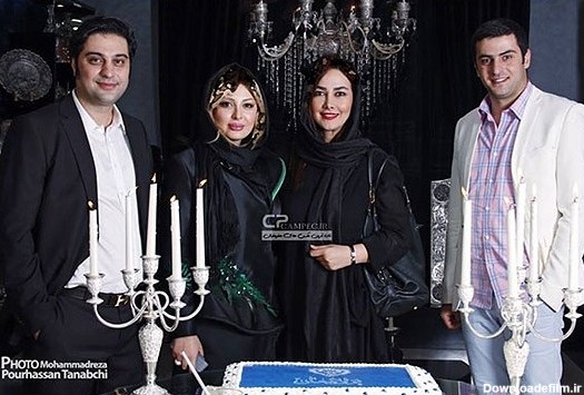نیوشا ضیغمی و همسرش ، علی ضیا و آنا نعمتی در افتتاحیه کلینیک ...