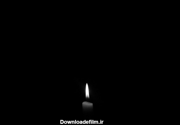عکس شمع و صفحه سیاه
