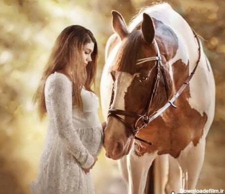 ژست عکس با اسب با انواع ایده های زیبا و لاکچری