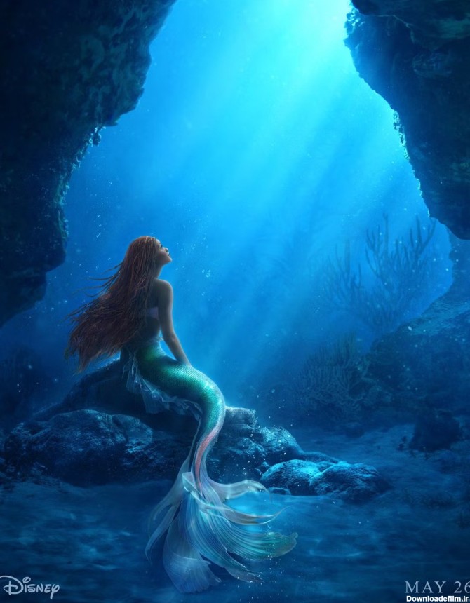 پوستر تازه فیلم لایو اکشن The Little Mermaid از دیزنی - گیمفا