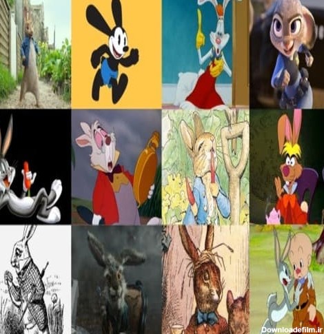 کارتون خرگوش و شخصیت کارتونی خرگوش به یاد ماندنی