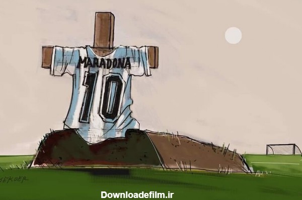تصاویر | ‌رقابت دیدنی مسی و رونالدو در دنیای کاریکاتور | اثری غم انگیز از مارادونا  | پله همچنان پیشتاز است | شاعر فوتبال کیست؟