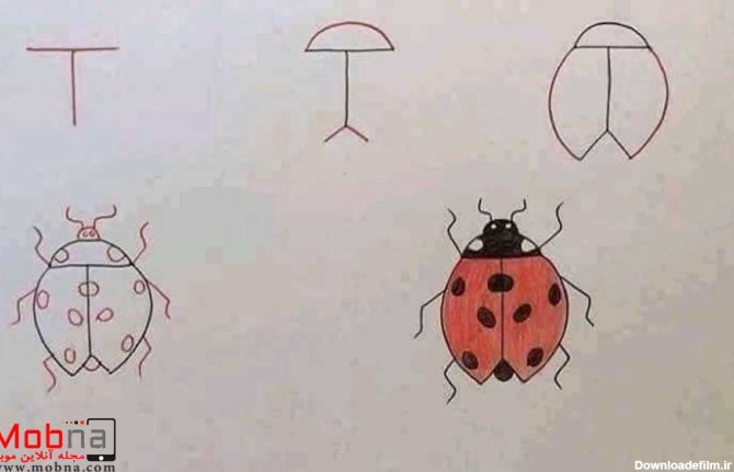 آموزش بسیار ساده نقاشی به کودکان (عکس)