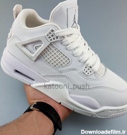 خرید و قیمت کفش جردن Nike Jordan 4 مردانه و زنانه رنگ سفید ...