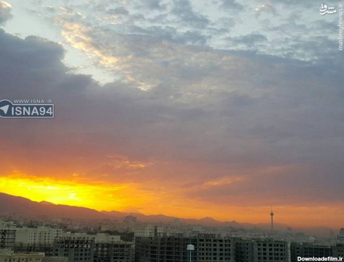 مشرق نیوز - عکس/ نمایی زیبا از طلوع خورشید در تهران
