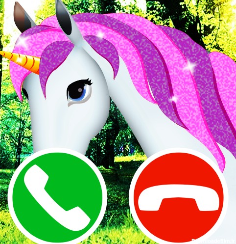 fake call unicorn game - برنامه‌ها در Google Play