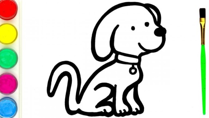 نقاشی کودکانه حیوانات : توله سگ بامزه - Kids TV - تماشا