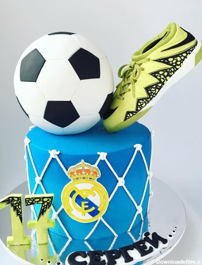 کیک تولد پسرانه لاکچری فوتبالی