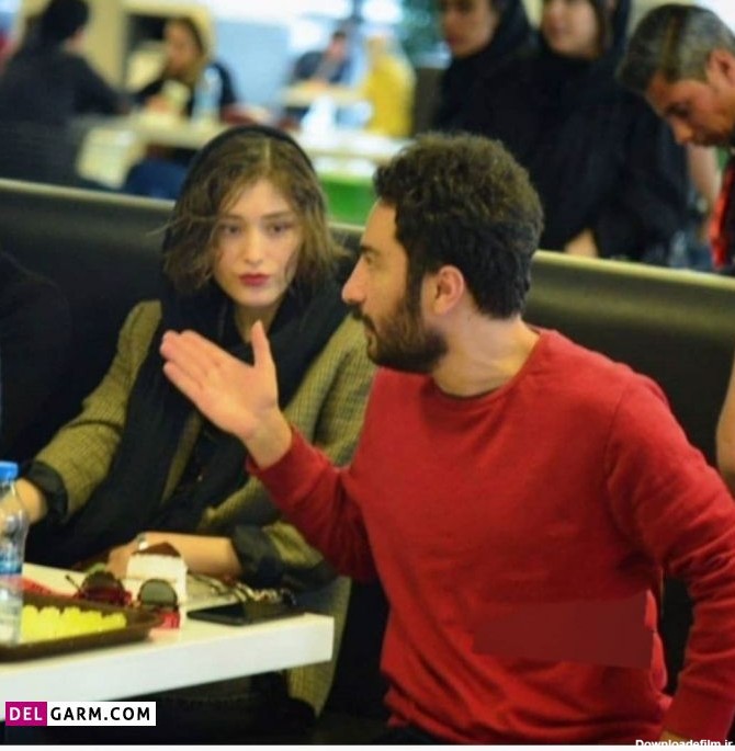عکس های یواشکی نوید محمدزاده و فرشته حسینی در یک کافه