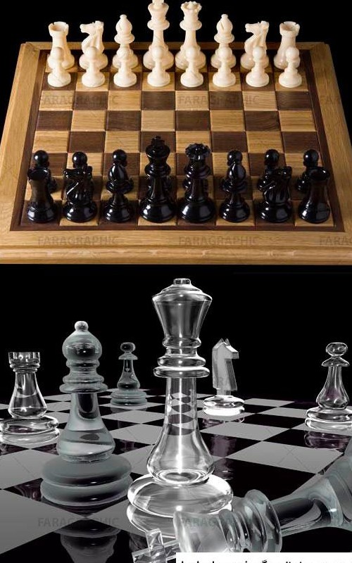 عکس شطرنج برای پس زمینه