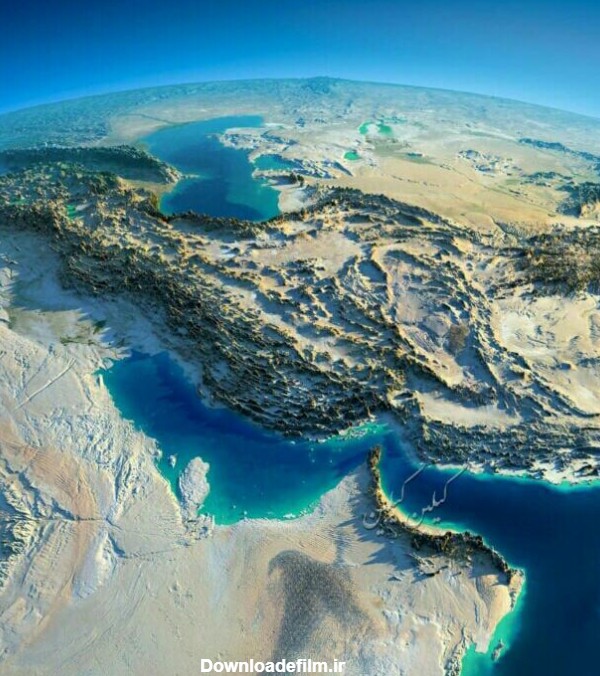 عکس ایران از کره ماه