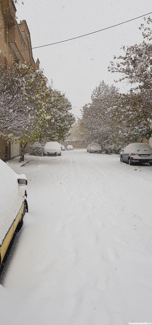 فرارو | (تصاویر) بارش نخستین برف پاییزی در تهران؛ شمال شهر ...