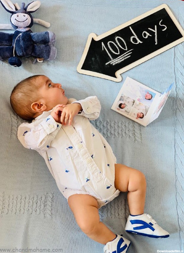 ایده عکس نوزاد سه ماهه در خانه - مجله چند ماهمه