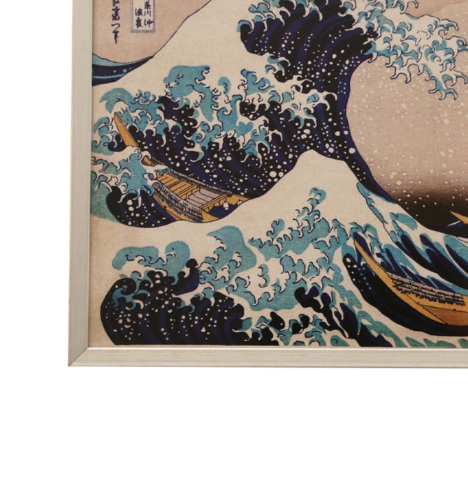 قیمت و خرید تابلو مدل موج عظیم کاناگاوا اثر هوکوسای