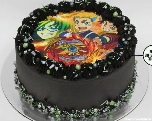 کیک تولد فرفره های انفجاری | عکس کیک فرفره های انفجاری (Beyblade ...