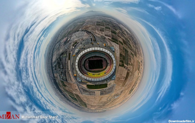 عکس نمای هوایی از ورزشگاه نقش جهان - جهان نيوز