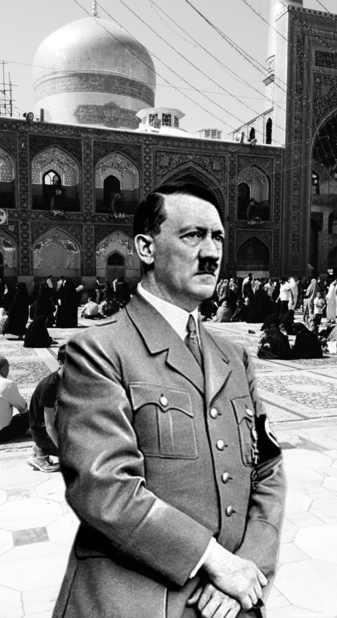عکس قدیمی آدولف هیتلر در حرم امام رضا 🗿 : r/kalam_army