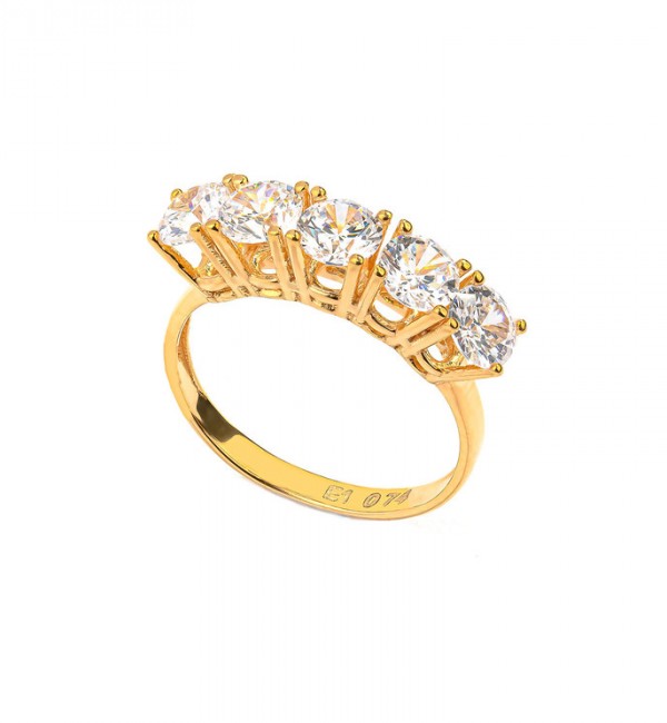 مشخصات، قیمت و خرید انگشتر طلا 18 عیار زنانه مدل نگین دار | دیجی‌کالا
