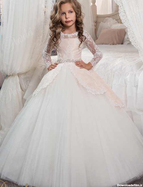مدل لباس عروس بچگانه جدید
