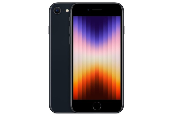 گوشی موبایل آیفون SE 2022 اپل  Apple iPhone SE 2022 مشکی