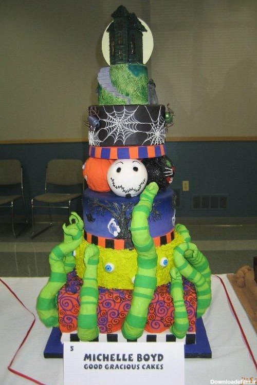 عکس هایی دیدنی از ترسناک ترین کیک تولد های جهان (4)