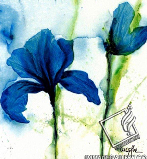 گالری ایماژ: تابلو نقاشی گل زنبق 1