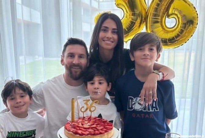 عکس؛ جشن تولد 36 سالگی مسی به همراه خانواده‌اش