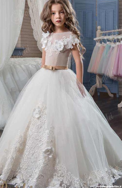 عکس لباس عروس بچه گانه خارجی