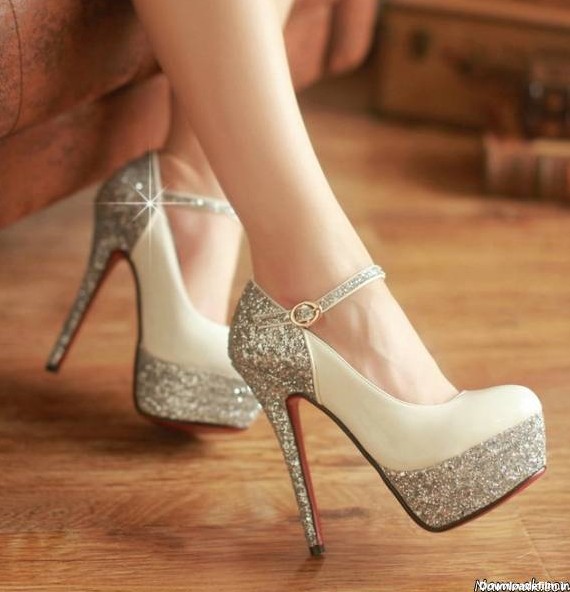 کفش عروس|مدلهای شیک و جدید کفش پاشنه بلند عروس - لباس ترک