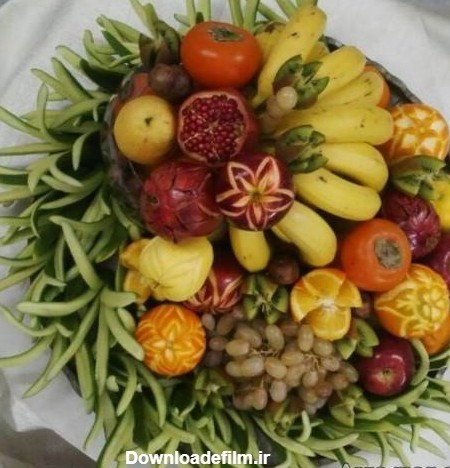 تزیین میوه شب یلدا برای عروس با ۵۹ خلاقیت زیبا