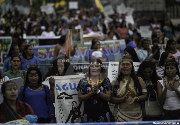 راه‌پیمایی روز جهانی زن در اکوادور