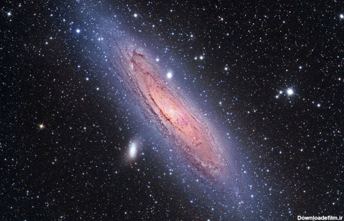 کهکشان اندرومدا، M31: تصویر نجومی روز ناسا (۷ دی ۹۵)