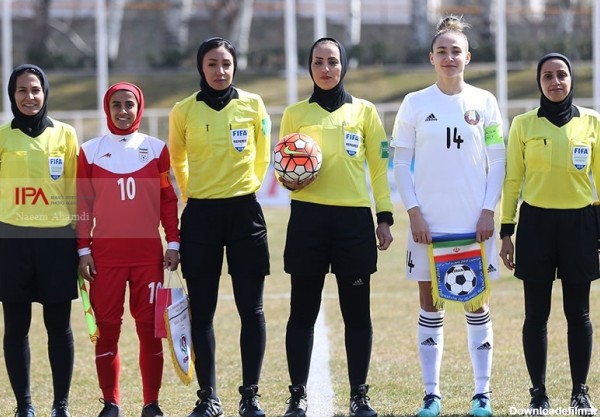 دیدار دوستانه تیم ملی فوتبال زنان ایران و بلاروس (عکس)