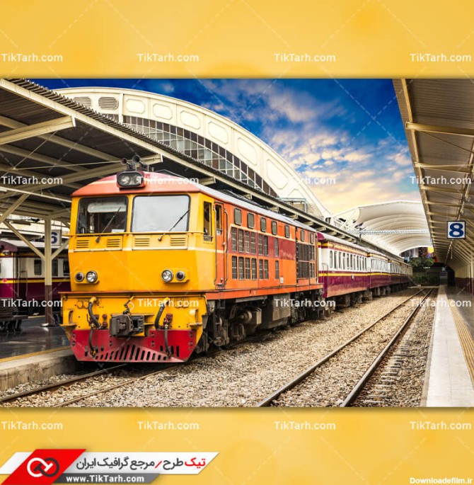 دانلود تصویر با کیفیت قطار در ایستگاه راه آهن | تیک طرح مرجع ...