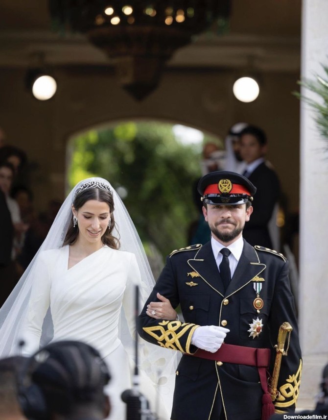 جزییات لباس عروس و داماد در مراسم ازدواج سلطنتی اردن (+عکس)