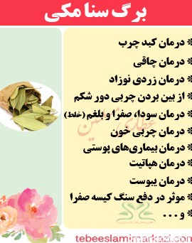 برگ سنا مکی - عطاری مسلمین (طب اسلامی مرکزی) - فروشگاه داروهای آیت ...