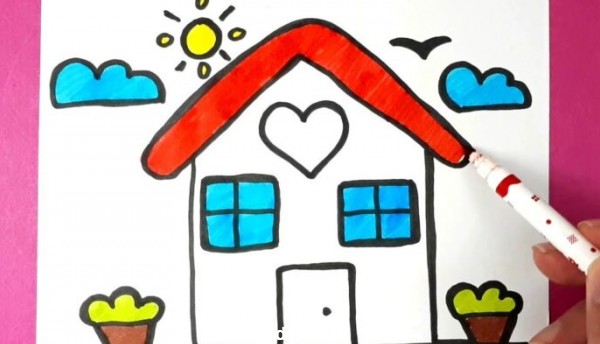نقاشی خانه ساده