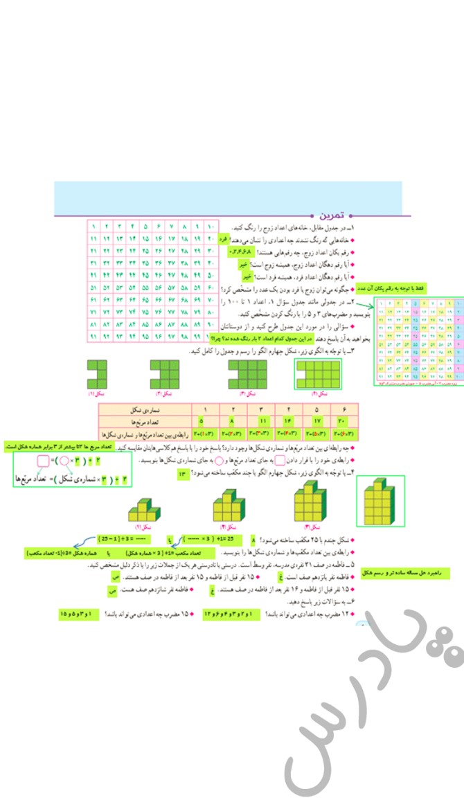 عکس ریاضی ششم صفحه ۶