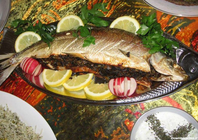 سبزی ماهی شکم پر : طرز تهیه ماهی شکم پر مجلسی + فیلم