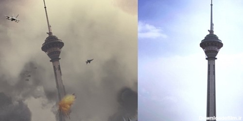 واقعیت ماجرای تهدید نظامی عربستان با انتشار تصویر حمله به برج میلاد+عکس و فیلم