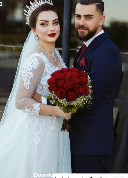 عکس آتلیه عروس و داماد ایرانی