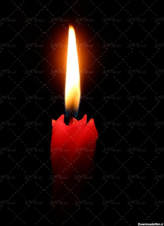 شمع با پس زمینه مشکی - ایران طرح