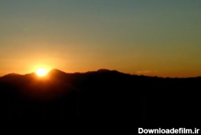 لحظه زیبای طلوع خورشید از پشت کوه‌های البرز + فیلم