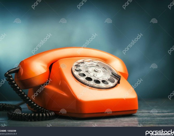 تلفن نارنجی قدیمی 1332230