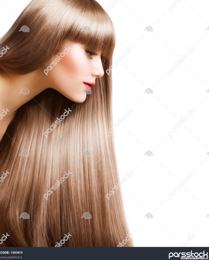 موی زن زیبا با موهای بلند و صاف 1503975