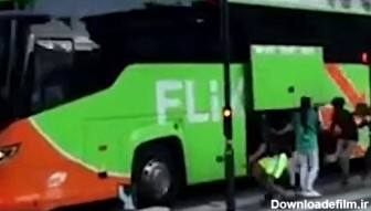 سرقت چمدانهای مسافران از اتوبوس در حال حرکت در فرانسه (فرانسه)