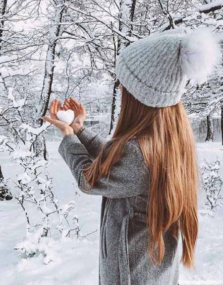 عکس دخترونه زمستانی