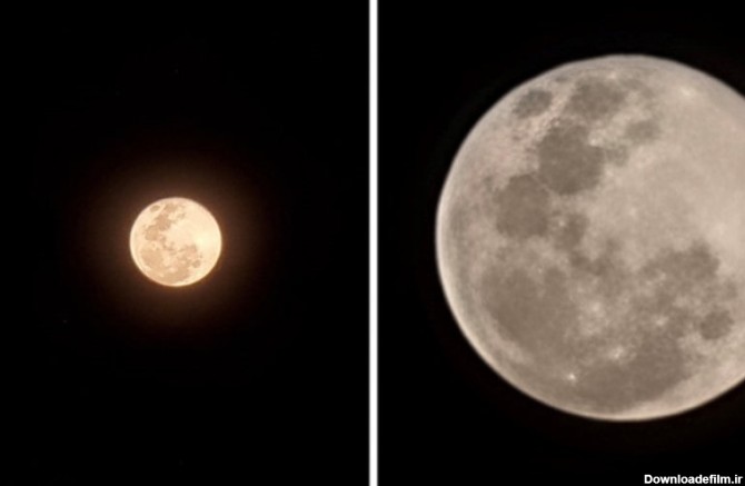 عکس ماه با ایفون