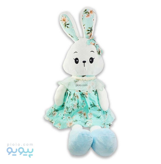 عروسک خرگوش لباس گل گلی