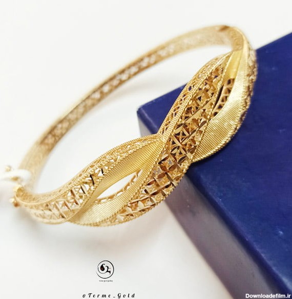 دستبند فیوژن طلای ۱۸ عیار ایوا مدل والنسیا سایز ۲ - termegold